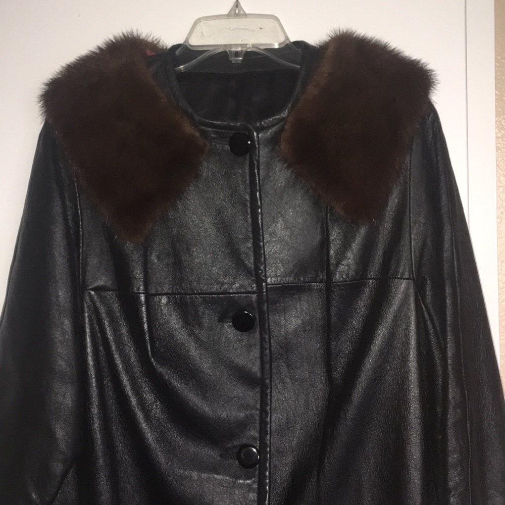 Vintage 1960s Susi Wong Leather Jacket